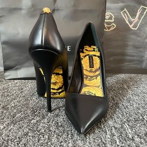 Black Versace Heels